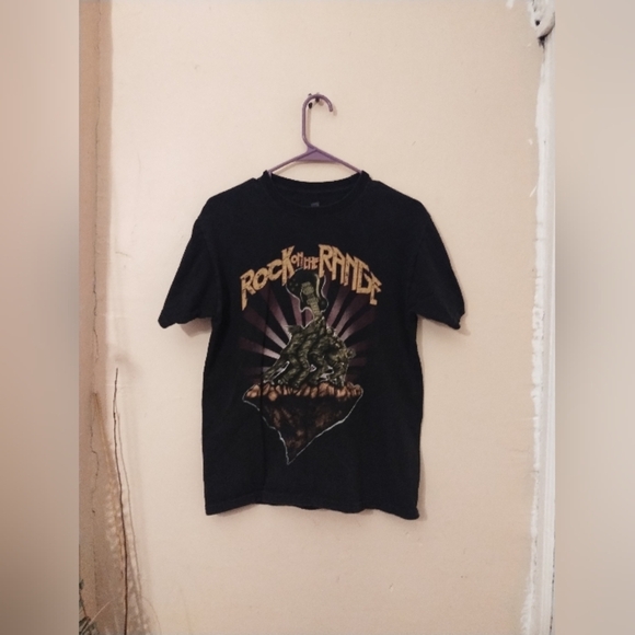 Rock On The Range Hanes Unisex Black Graphic Heavy Metal Band T-Shirt Si… - Picture 1 of 11